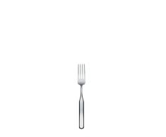 Alessi Collo-Alto, Dessertgabel aus Edelstahl 18/10 glänzend poliert, Silver, 17x2x4 cm, 6-Einheiten