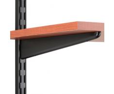 Knape & Vogt John Sterling Dual Track Holz Regal Halterung schwarz