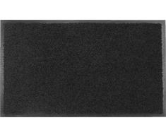 oKu-Tex Fußmatte | Schmutzfangmatte | Eco-Clean| Schwarz | Recycling-Gummi | für innen | Eingangsbereich / Haustür / Treppenhaus / Flur | rutschfest | 60x90 cm
