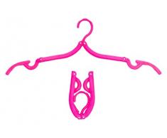 LinenTablecloth Reisekleiderbügel (2 Pack), Fuchsia