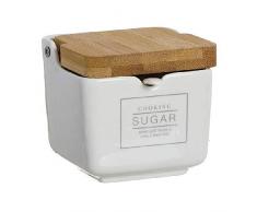 DCASA Zuckerdose Deckel Bambus Home Unisex Erwachsene Synthetik