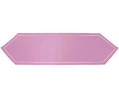 Nuances Du Monde - 3001014, Tischlaufer , 40 X 140 Cm , Elegance , Chambray Unifarben , Lila