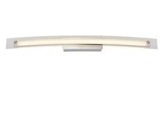 Lucide BOAZ - Wandleuchte Badezimmer - LED - 1x12W 3000K - IP21 - Chrom Matt