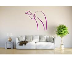 INDIGOS 4051095832997 Wandtattoo / Wandsticker - d275 süßes Kamel Afrika Wüste Lama Tribal, Vinyl, violett, 96 x 89 x 1 cm