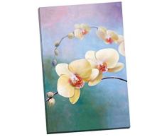 Portfolio Leinwand Decor gelb Orchideen von G. Salman verpackt und Gespannte Leinwand Wand Kunst, 61 x 91,4 cm