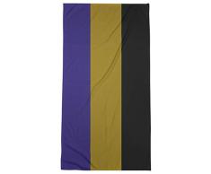 ArtVerse NFS Baltimore Football Stripes Strandtuch, Poly/Baumwolle, 36 x 72, Main