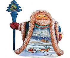 G. Debrekht Weihnachtsmann in Alaska, Blau