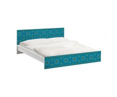 Apalis 93664 Möbelfolie für Ikea Malm Bett niedrig 140x200 cm - Orientalisches Ornament, gröÃe 77 x 157 cm, türkis