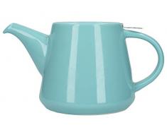 London Pottery Company 78405 Hi-T Teekannen-Set mit Filter und integrierter Abtropfschale, Steingut