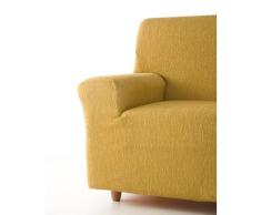 Zebra Textil Elastische Sofa-Husse Beta Größe 4 Sitzer (Von 210 bis 240 cm), Farbe Gold (Mehrere Farben verfügbar)
