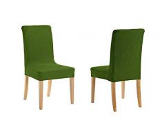 Zebra Textil Elastische Stuhl-Husse mit Rückenlehne - Beta, Farbe Pistazie, Größe Standard, (mehrere Farben verfügbar)