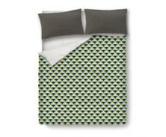 Nomads Geo Bettbezug, Baumwolle, Mehrfarbig, Einzelbett, 140 x 220 x 1 cm