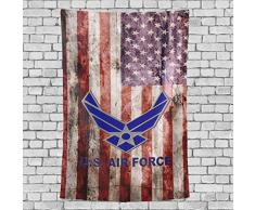 Donnapink Wand Tapisserie US Air Force Logo USAF 101,6 x 152,4 cm Wandbehang Tagesdecke für Home Wohnzimmer Wohnheim