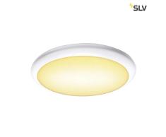 SLV RUBA 16 CW Sensor, LED Outdoor Wand- und Deckenaufbauleuchte, weiß IP65 3000/4000K Leuchte, Kunststoff, 24 W