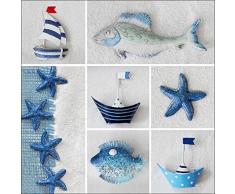 Pro-Art gla742b Wandbild Glas-Art maritim mix II, 50 x 50 cm