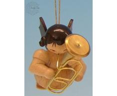 KWO Olbernhau 42019 Hase mit Osternest, 10 cm