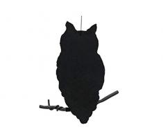 EUROPALMS Silhouette Eule aus Styropor, Höhe 62cm