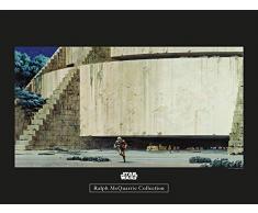 Komar Wandbild Star Wars Classic RMQ Yavin Temple | Kinderzimmer, Jugendzimmer, Dekoration, Kunstdruck | ohne Rahmen | WB165-40x30 | Größe: 40 x 30 cm (Breite x Höhe)