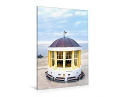 Premium Textil-Leinwand 80 x 120 cm Hoch-Format Pavillon mit Weihnachtsbaum | Wandbild, HD-Bild auf Keilrahmen, Fertigbild auf hochwertigem Vlies, Leinwanddruck von Andrea Dreegmeyer
