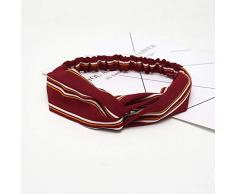 Axgo HSHB26 Stirnbänder elastisch Turban Head Wrap Style Deko-Schal Haarband Zubehör für Damen, Style26