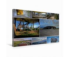 Premium Textil-Leinwand 75 x 50 cm Quer-Format ehem. Pavillon auf der Expo | Wandbild, HD-Bild auf Keilrahmen, Fertigbild auf hochwertigem Vlies, Leinwanddruck von el.kra-photographie