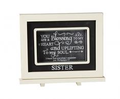 Faithworks Kreidetafel Nachrichten Art Wand/Tisch Plaque, Dad, 22,9 x 17,8 cm 9 x 7 Sister
