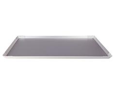 Pentole Agnelli Gebäck und Pizza Tablett eloxiert, Aluminium 30x18x1.5 cm