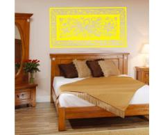 INDIGOS 4052166054614 Wandtattoo w295 Ornament, Vogel Wandaufkleber 80 x 41 cm, gelb