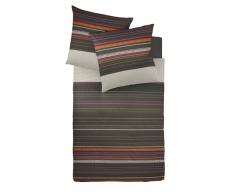 fleuresse G102292-0001-0300 Satin-Bettwäsche inspiration 155 x 220 cm schwarzer schiefer