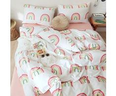 oroa Kinder Cartoon Bettbezug Set 3 Stück Twin Queen Bettwäsche-Set für Kinder, baumwolle, Stil 3, Twin