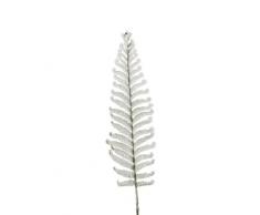 BELLAFIORA 01AMAZ020814 Kunstblume Farn mit Raureif, 80 cm, WeiÃ