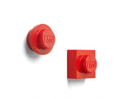 LEGO Magnet-Set, Rot, One Size