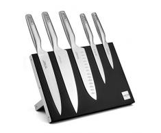 Sabatier Trompette 870100MBA114K Asean Magnetblock 5 Küchenmesser
