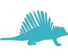 INDIGOS 4051095000983 Wandtattoo w060 Dinosaurier 120 x 64 cm, türkis