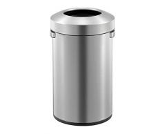 EKO Urban Bin Abfalleimer, Edelstahl, rostfrei, Matt, 34 x 37 x 59,6 cm