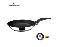 MAGEFESA COMTE Antihaft-Pfanne, dreilagig, Edelstahl, Induktion Spülmaschinenfest 24 cm bunt
