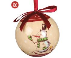 guirma 28006 Weihnachtskugeln, lackiert, 60 mm, 1 Stück