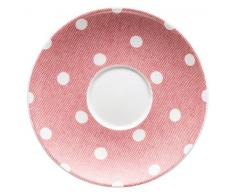 Hutschenreuther Rosé Espresso-Untertasse, Porzellan, Pink, 12 x 12 x 1.5 cm