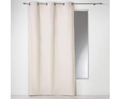 Douceur DIntérieur - 1604624, Vorhang Mit Osen, 140 X 240 cm, Panama Uni, Panama Unifarben, Beige