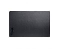 Dacasso Leatherette Schreibtisch, Kunstleder, Schwarz, 76.2 x 48.26 x 0.64 cm