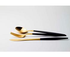 ASA 24tlg. Besteckset GOA Gold, Edelstahl, Mehrfarbig