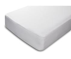 Pikolin Home - Matratzenschoner, 100% Bambus, schneller Feuchtigkeitstransport, weiβ, 150 x 190/200 cm, Bett 150