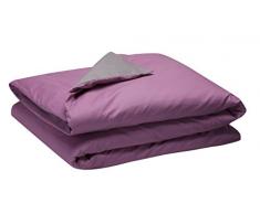 Pikolin Home - Bettbezug, 100% Baumwolle, 260 x 260 cm, Bett 180, grau