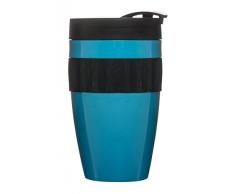 Sagaform to Go Becher, Kunststoff, türkis/schwarz