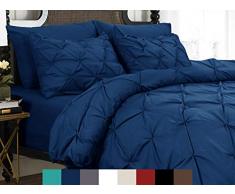 Eleganter Komfort, 3-teiliges Bettbezug-Set mit Knopfleiste, knitterarme Mikrofaser Twin/Twin XL Old Navy