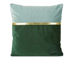 Eurofirany Kissenbezüge Kissenhüllen Couchkissenbezüge Sofakissenbezüge Dekorationskissen Doppelpack 2er Set Kopfkissenbezüge Dekokissen Sitzkissen, Schwarz, 45X45 cm, 2