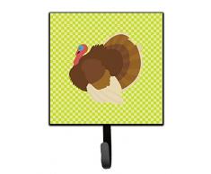 Caroline s Treasures French Türkei Dindon grün Wandhaken, Multicolor, S