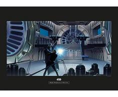 Komar Wandbild Star Wars Classic RMQ Vader Luke Throneroom | Kinderzimmer, Jugendzimmer, Dekoration, Kunstdruck | ohne Rahmen | WB163-70x50 | Größe: 70 x 50 cm (Breite x Höhe)