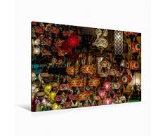 Calvendo Leinwand Türkische Lampen 120x80cm, Special-Edition Wandbild, Bild auf Keilrahmen, Fertigbild auf hochwertigem Textil, Leinwanddruck, kein Poster