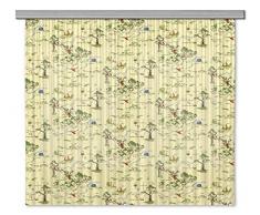 AG Design Disney Winnie Pooh Kinderzimmer Gardine/Vorhang, 2 Teile, Stoff, Multicolor, 180 x 160 cm